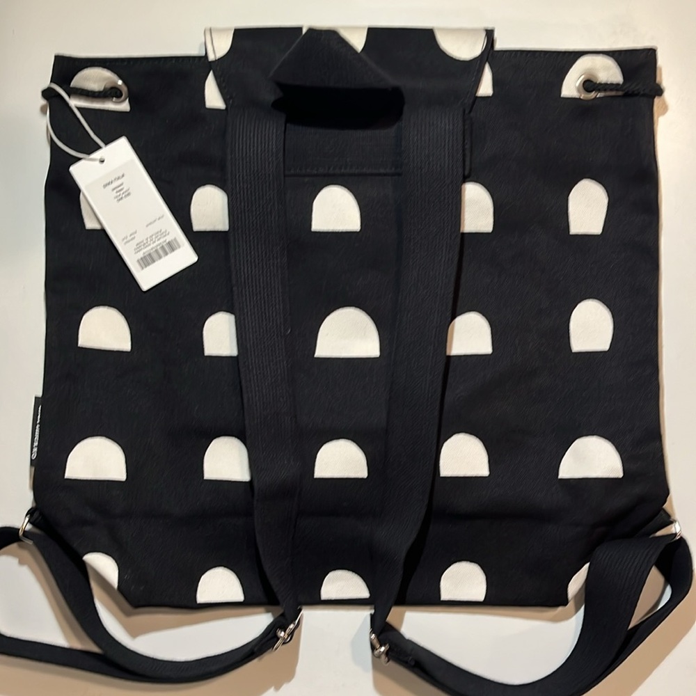 NWT Marimekko Italia Erika Backpack - Black/White - Picture 14 of 16